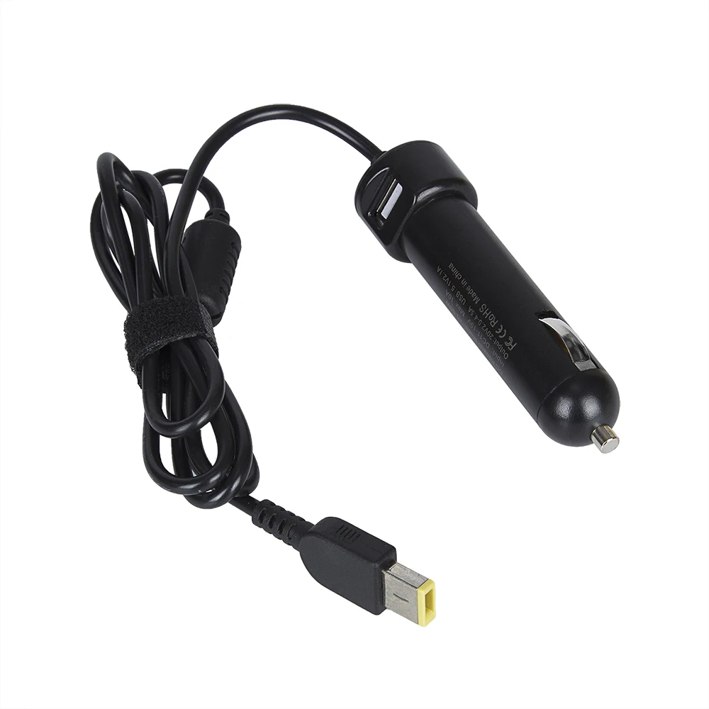 20V 4.5A 90W Автомобильное зарядное устройство для ноутбука Lenovo ThinkPad X240S E431 E531 G500 G505 T440