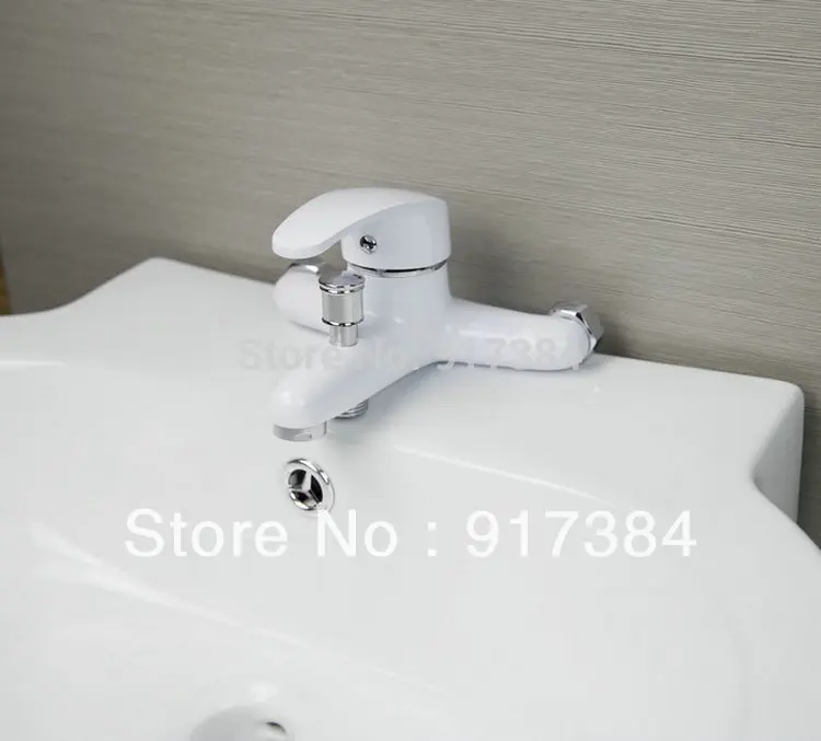 verniciatura a spruzzo bianco diffuso bagno vasca da bagno vasca romana filler rubinetto con doccetta setjn92423
