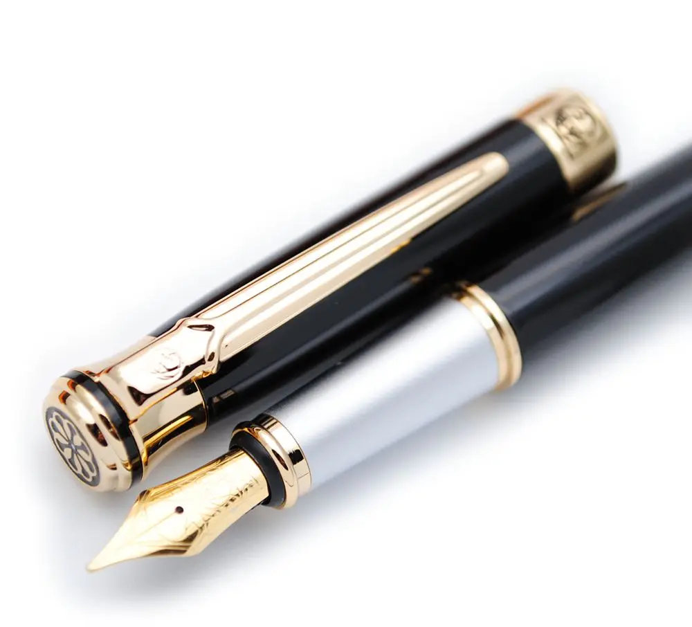 

Picasso 903 Sweden Flower King Ink Fountain Pen Original Box F Nib