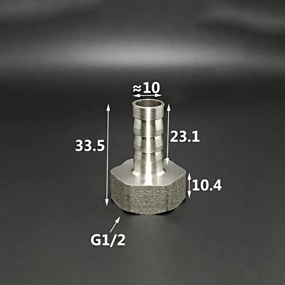 1/" 3/4" " BSP Женский/Мужской x 8/10/12/14/16/19 мм штуцер для шланга латунь Соединительная Муфта Разъем воды газойль