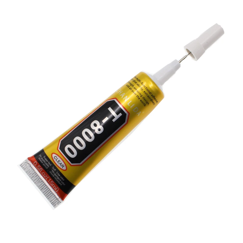 

10Pcs 15ML T8000 Glue Textile Fabric Leather Liquid Touch Screen T-8000 Adhesive Plastic Super Strong Bond b7000 t7000 t6000 Bts