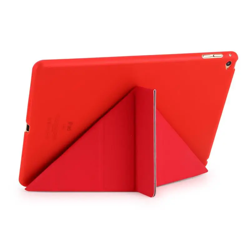 XSKEMP Folio из искусственной кожи защитный чехол для Apple iPad 9,7 Назад Жесткий PC Прозрачный в виде ракушки+ закаленное стекло