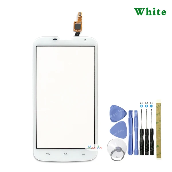 Высокое качество 5," для huawei Ascend G730 сенсорный экран дигитайзер сенсор внешнее стекло объектив панель Черный Белый - Цвет: white With Tool