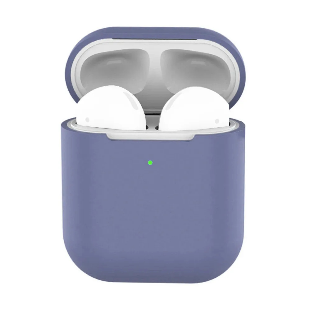 Для Apple Airpods Air Pods 1 2 беспроводные наушники силиконовый чехол светится в темноте чехол для кожи