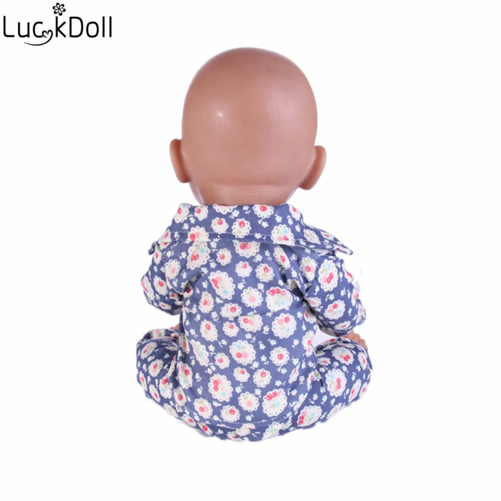 Luckydoll 15 шт. новая одежда куклы пижамы подходит 18 дюймов Американский 43 см BabyDoll аксессуары игрушки Детские лучшие рождественские подарки