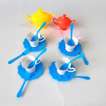 

20Pcs Tableware Mini Cute Coffee Tea Set Pretend Play DIY Kitchen Toys for Children Christmas Gift
