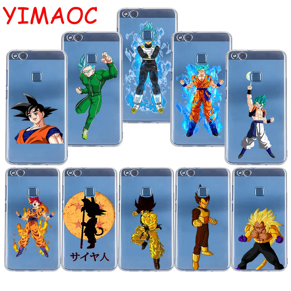 

YIMAOC 29z Dragon Ball Z Super Sayan Soft TPU Case for Huawei P20 Pro P10 P9 P8 Lite P Smart Mate 10 lite 20 pro