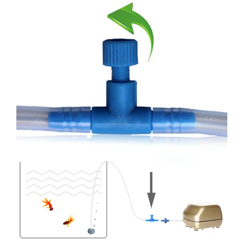 10 шт. воздушный насос для аквариумного шланга, зажим для аквариумного шланга, 2 способа регулировки, клапаны, Водные Аксессуары