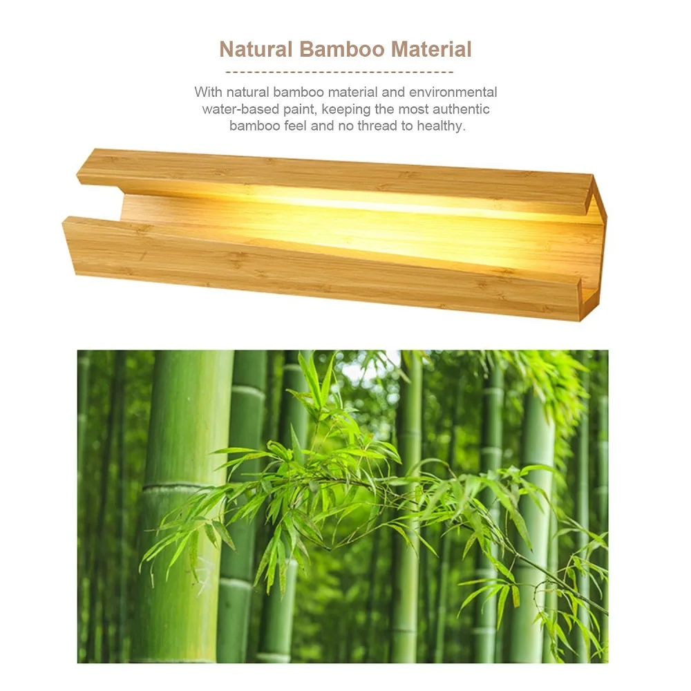 Creative Led Table lamp Dimmable Wooden Desk Light USB Bamboo Night Light Bedroom Bedside Reading lighting home Decoration