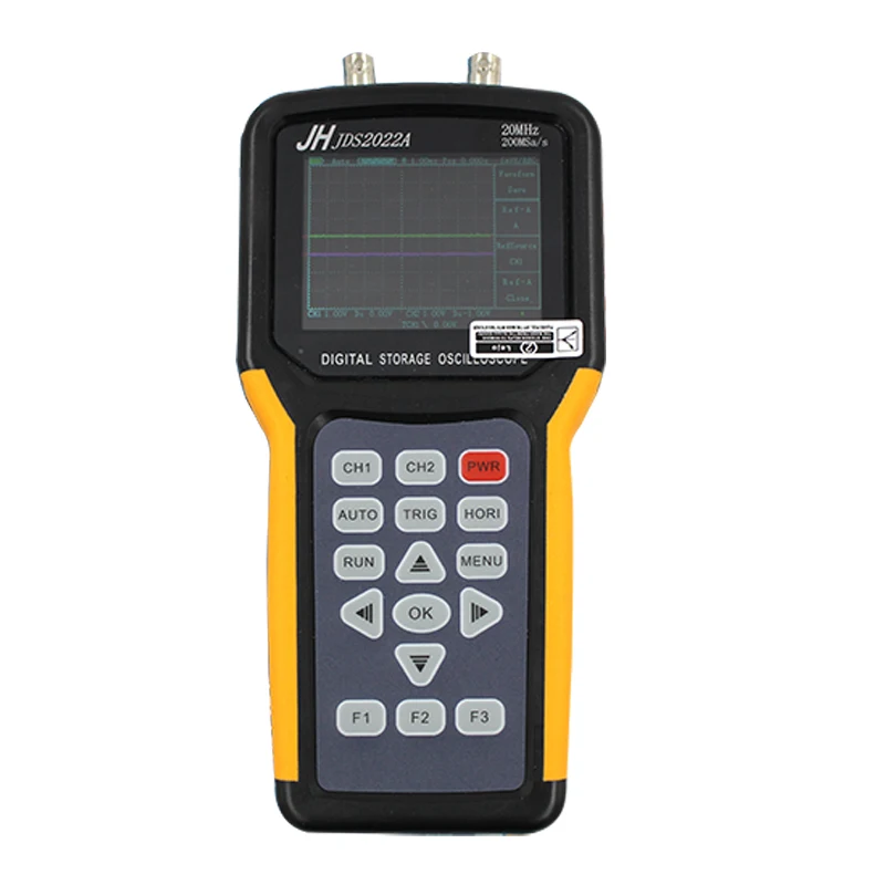 

Jinhan JDS2022A Digital Handheld Oscilloscope 2 Channels 20MHz automotive oscilloscope Bandwidth 200MSa/s Sample Rate
