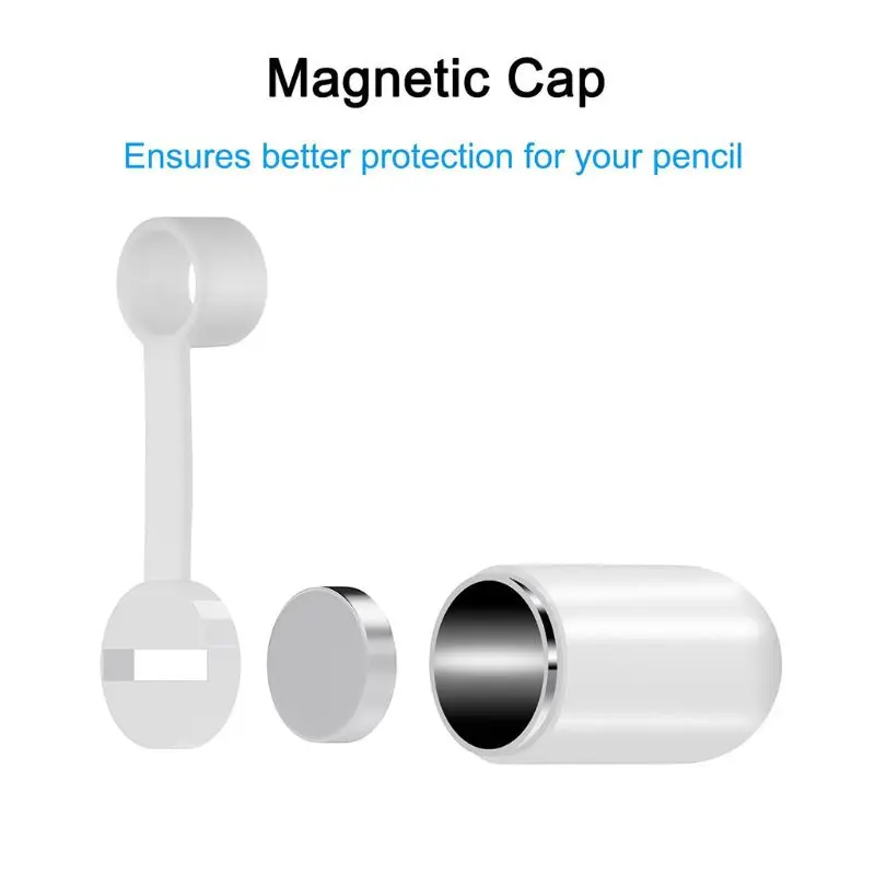 

Silicone Protective Cap Cover Magnetic Case Replacement Cap Anti-Lost Holder Connector Tether For Apple iPad Pro Pencil
