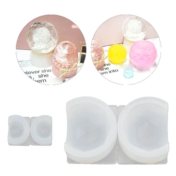 

3D Diamond Crystal Ball Silicone Mold DIY Resin Casting Jewelry Mold Craft Tools