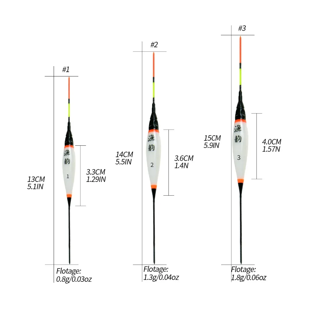 1 шт. светодиодный поплавок для рыбалки с батареей 0,8 г, 1,3 г, 1,8 г смешанный размер Плавающий поплавок для ловли карпа flotadores de pesca
