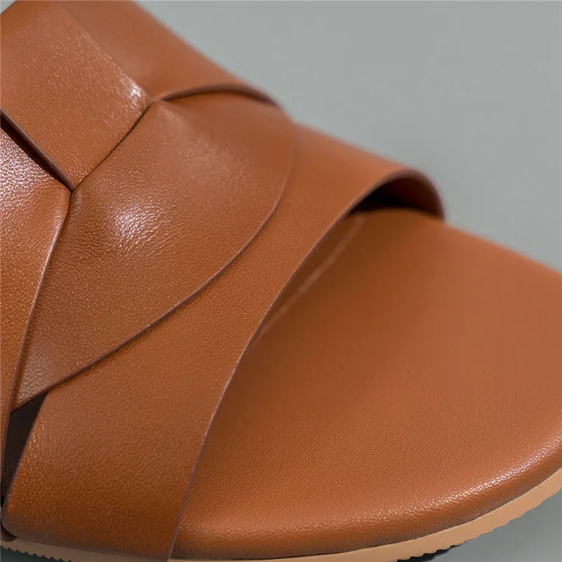 FEDONAS/Новое поступление; повседневная женская обувь в сдержанном стиле; базовая обувь из натуральной кожи; модная обувь; Женская обувь в римском стиле на плоской подошве