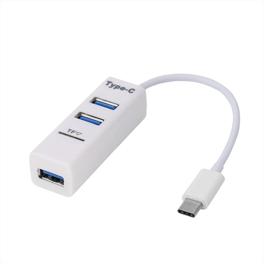 CARPRIE 2 в 1 type-C OTG USB 2,0 концентратор сплиттер комбо 3 порта и SD/TF кард-ридер 6J13 Прямая поставка