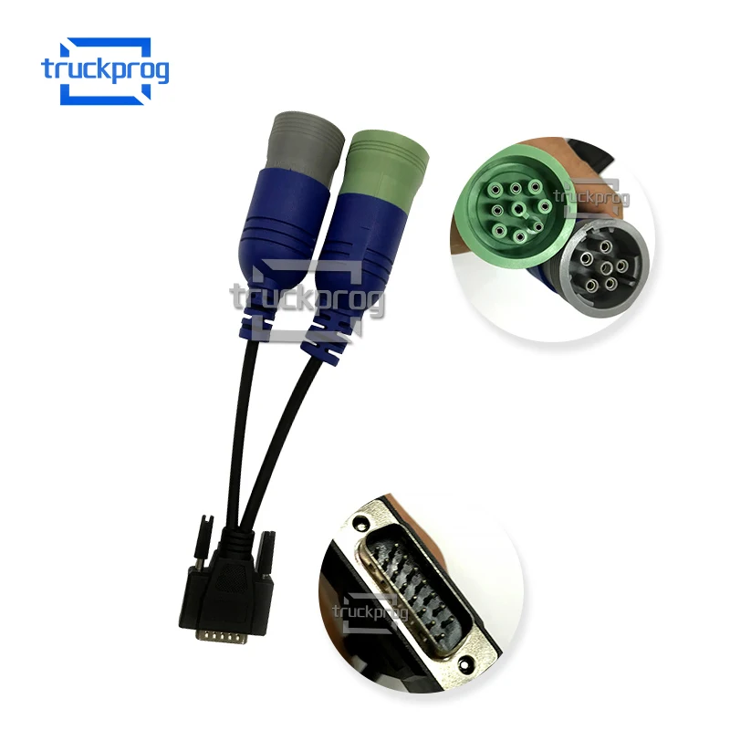 Диагностический кабель TruckProg 6pin и 9pin PN 405048 dlink USB 125032 для диагностики дизельных