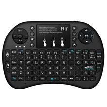Original rii i8 Mini Russian Hebrew EnglishSpanish Wireless keyboard Touchpad 2.4G Multi-Media Remote Control For Andriod TV Box Original rii i8 Mini Russian Hebrew EnglishSpanish Wireless keyboard Touchpad 2.4G Multi-Media Remote Control For Andriod TV Box