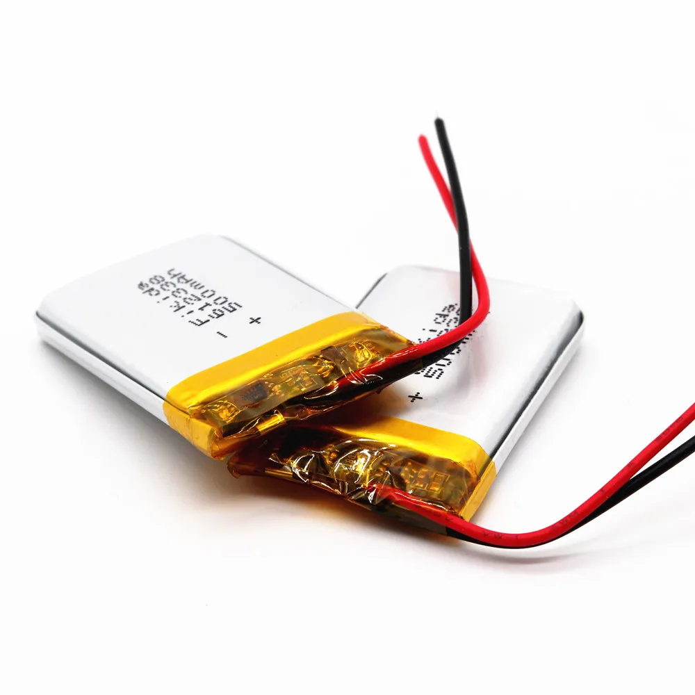 Fikida полимерный аккумулятор 550 mah 3 7 V 612338 умный дом MP3 колонки литий ионная батарея
