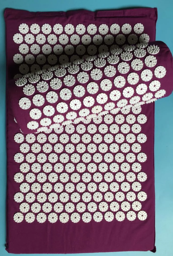 Acupuncture Massager Cushion Sets Relieve Stress Back Pain Acupressure Mat/Pillow Massage Mat Rose Spike Massage and Relaxation Acupuncture Massager Cushion Sets Relieve Stress Back Pain Acupressure Mat/Pillow Massage Mat Rose Spike Massage and Relaxation