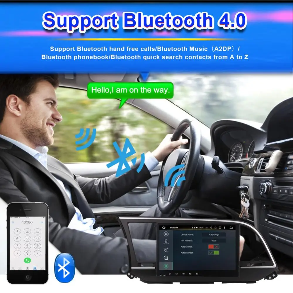 Cheap 10.1 Inch Android Octa Core 4GB RAM IPS Screen Car GPS Navigation with Bluetooth For Hyundai Elantra 2016- Car Radio Stereo Wifi 5