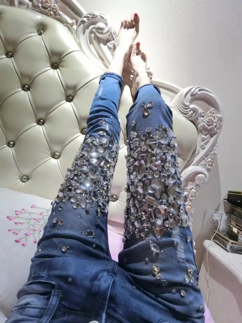 bling denim jeans