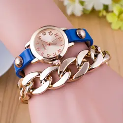 Горячая роскошь на продажу для женщин Мода повседневное аналоговые кварцевые нержавеющая сталь браслет для часов, наручные часы Дамы Relogio