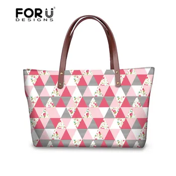 

FORUDESIGNS Women Top-handle Bags Happy Floral Vintage Pattern Ladies Handbags Large Shoulder Bags for Women 2018 Bolsa Feminina