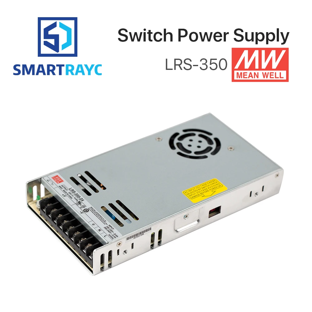 

Smartrayc Meanwell LRS-350 Switching Power Supply 12V 24V 36V 48V 350W Original MW Taiwan Brand LRS-350-24