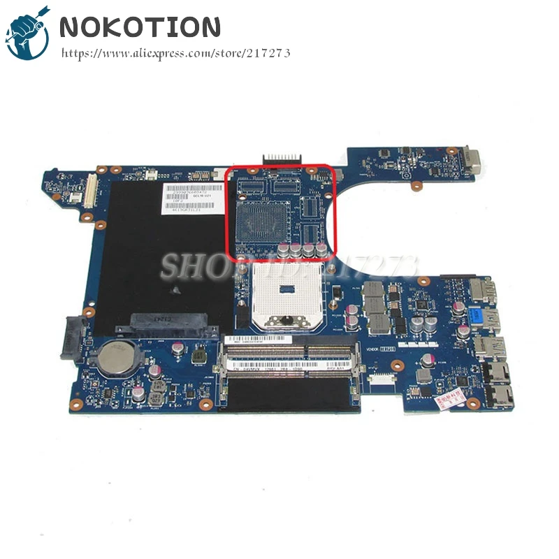 NOKOTION CN-04VMVX 04 vmvx QCL10 LA-8251P PC основная плата для Dell 15R 521R ноутбук материнская плата Гнездо FS1 DDR3