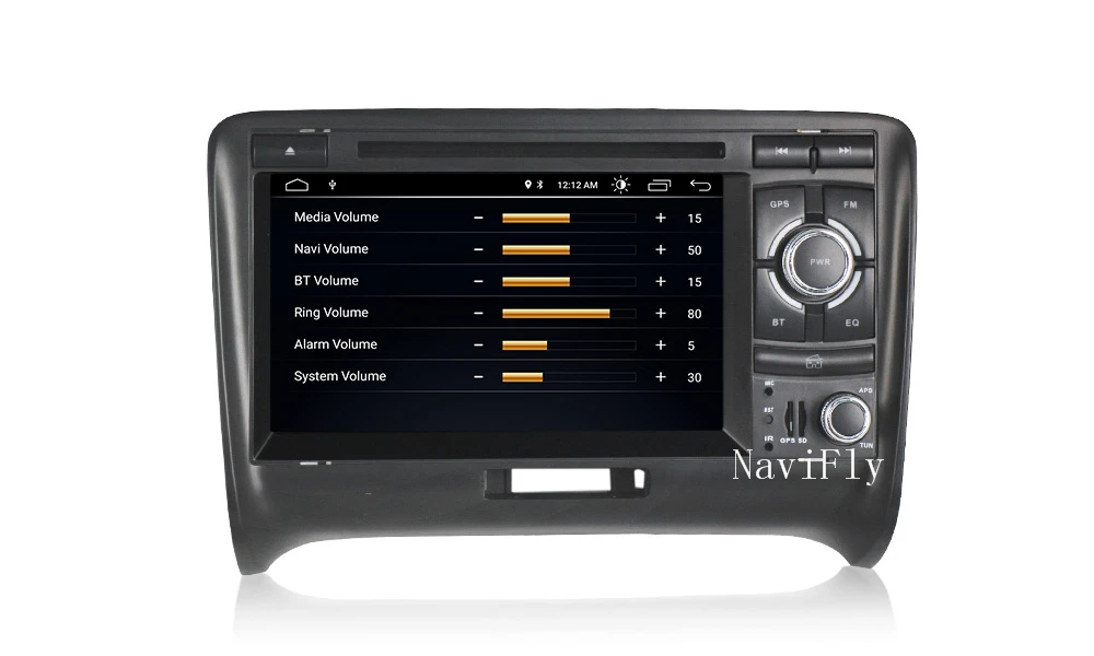 Flash Deal NaviFly new arrival! 7 inch 2 din Android 8.1 car dvd radio for Audi TT 2006-2012 with gps navigation multimedia player WIFI RDS 9