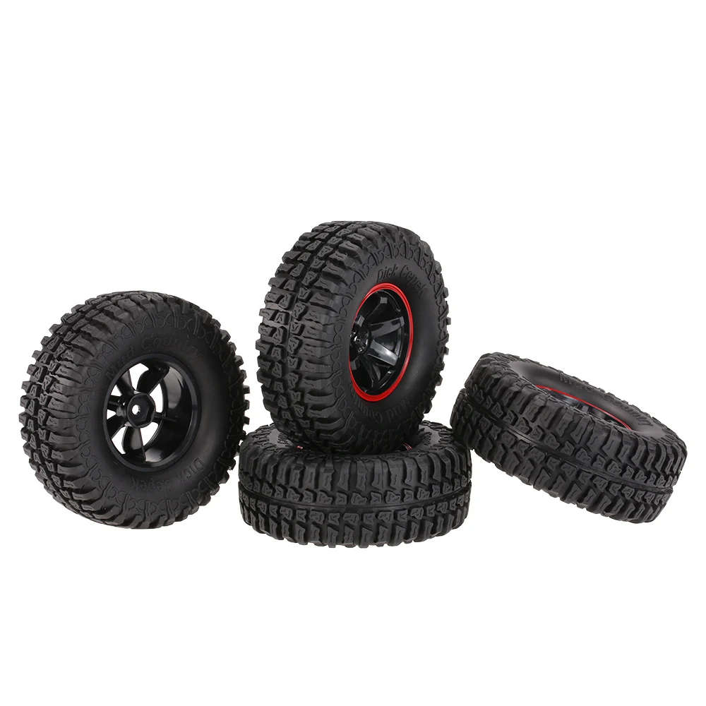 4Pcs for AUSTAR AX-3020C 1.9 Inch 103mm 110 Scale Tires with Wheel Rim for 110 D90 SCX10 CC01 RC Rock Crawler (14)