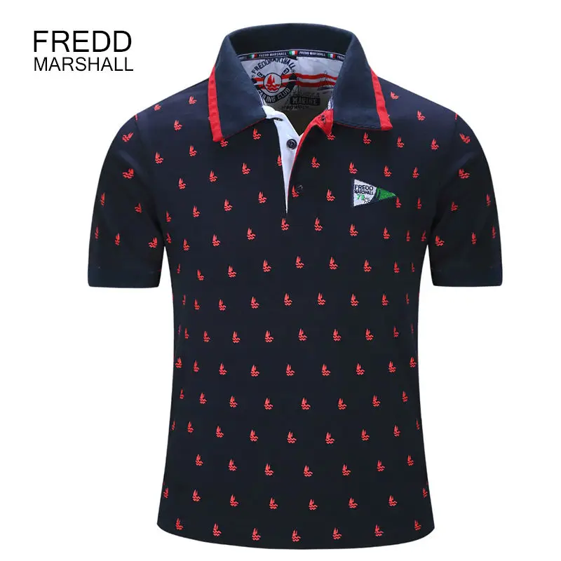 

Summer New Brand Polo Shirts Short Sleeve Men Solid Shirt Homme Casual Jerseys Golftennis Tops Male Full Print 100% Cotton
