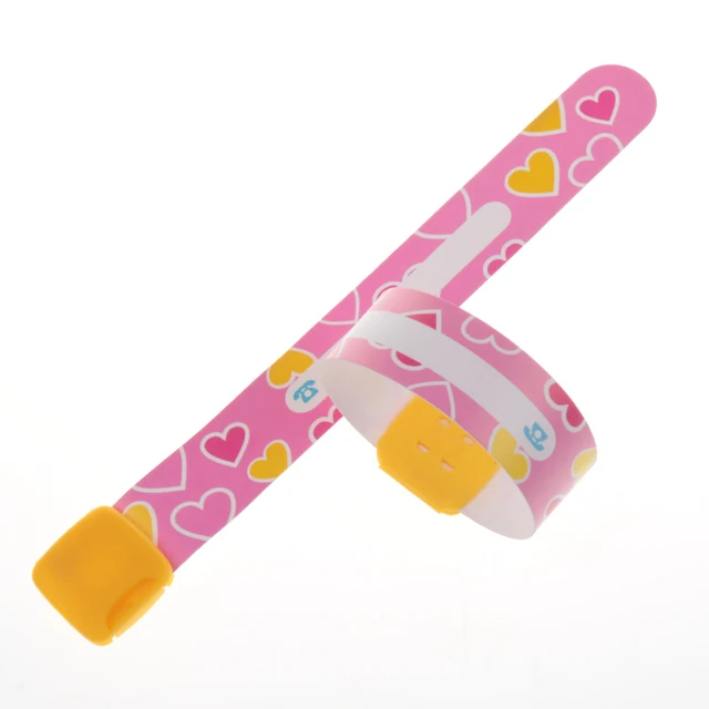 Children Kids SOS ID Wristband Reuseable Identity Safety Wrist Band