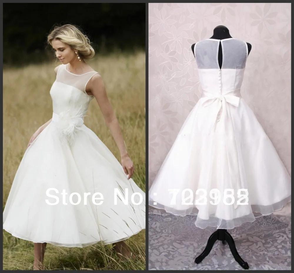 simple white cotton wedding dress