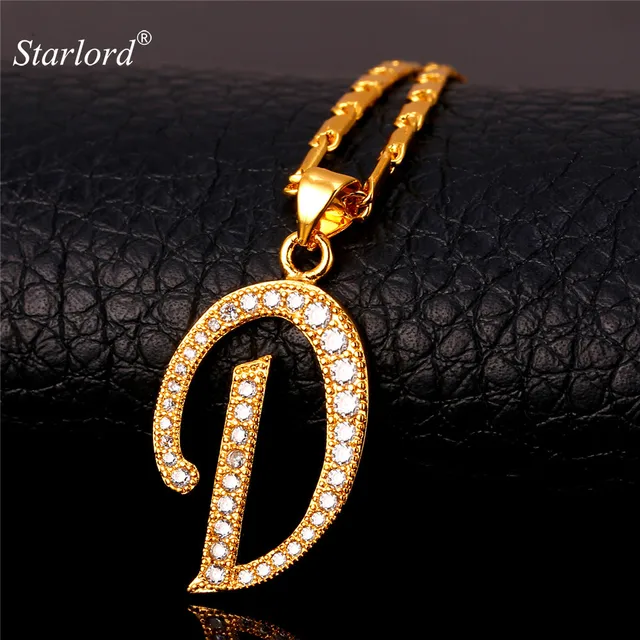 Buy Initial D Letter Pendants & Necklaces WomenMen