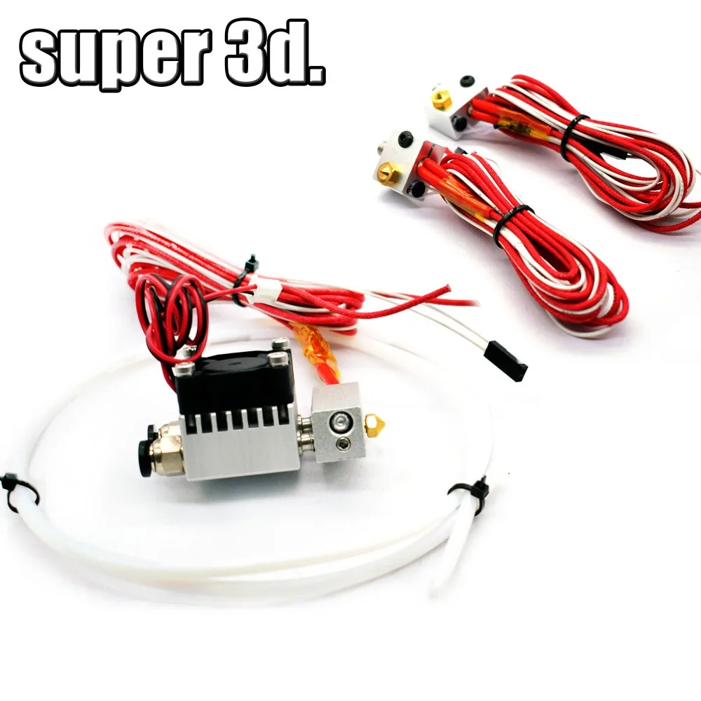 3D Принтер V6 Cyclops Chimera 2 в 1 out + печатающая головка экструдер с 2m тефлоновой трубкой