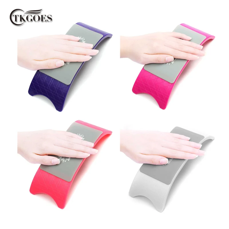 TKGOES Comfortable Nail Art Pillow Hand Holder Cushion Plastic Advanced