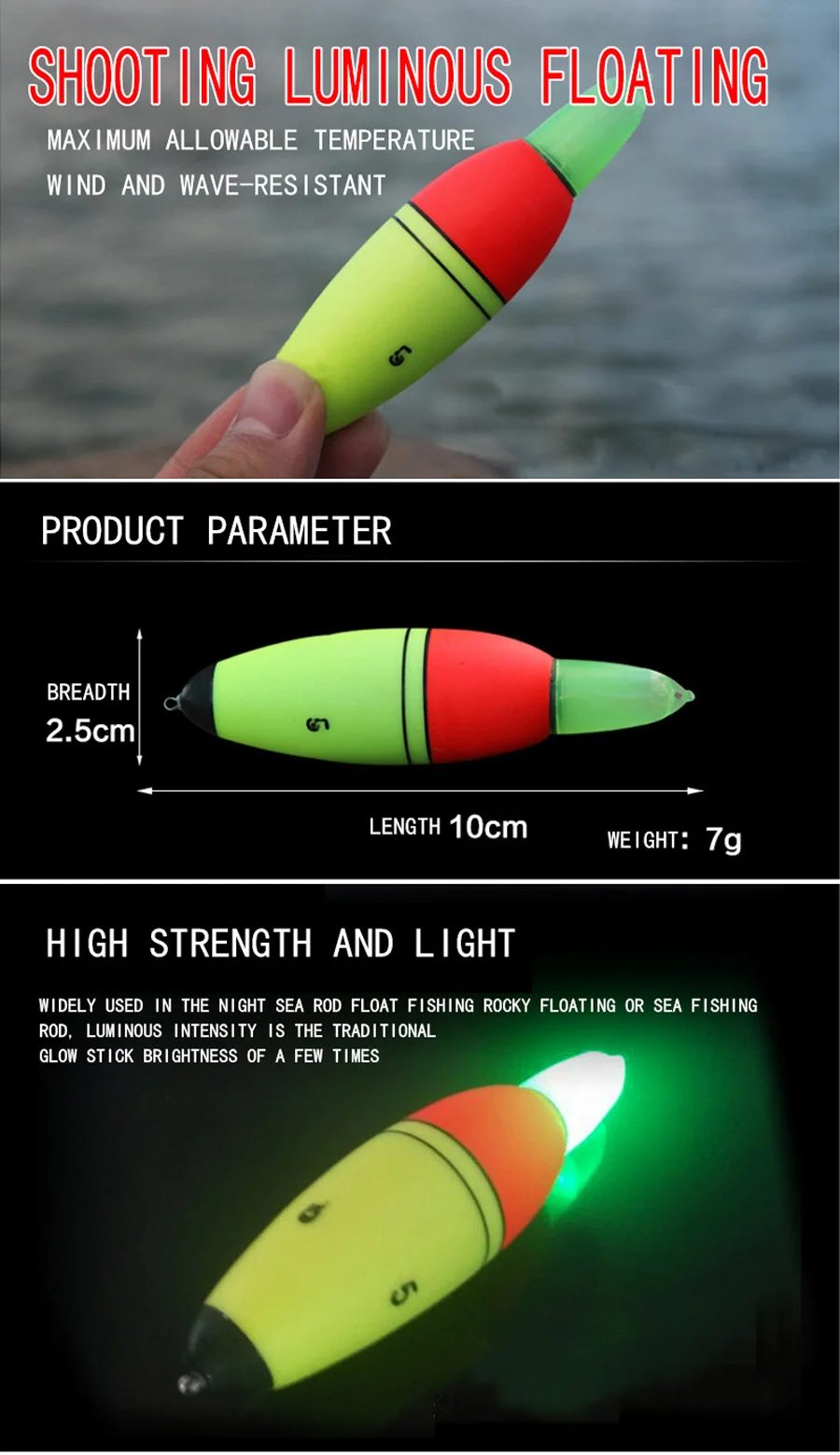 10 шт. EVA Led светящийся поплавок для рыбалки Электронный светильник-палка поплавок светящийся ночной Карп набор поплавков снасти Аксессуары Pesca T4