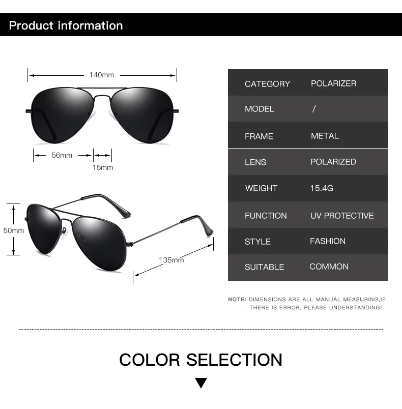 Классический дизайн поляризованных солнцезащитных очков Для мужчин Для женщин для вождения квадратная рамка солнцезащитные очки мужские очки UV400 gafas-де-сол