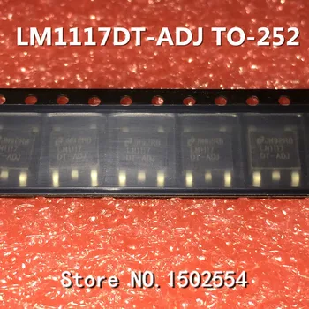 

50PCS/LOT LM1117DT-ADJ LM1117DT LM1117 TO-252 Linear regulator