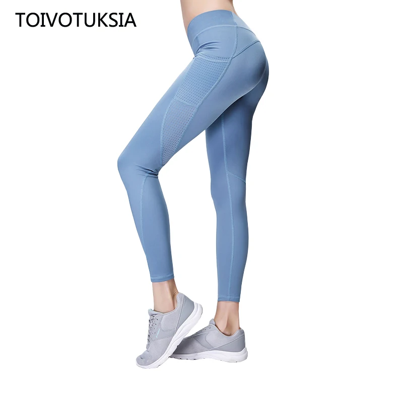 

TOIVOTUKSIA Wholesale Fitness Clothing Shape Wear Leggings with Pocket Sport Leggings