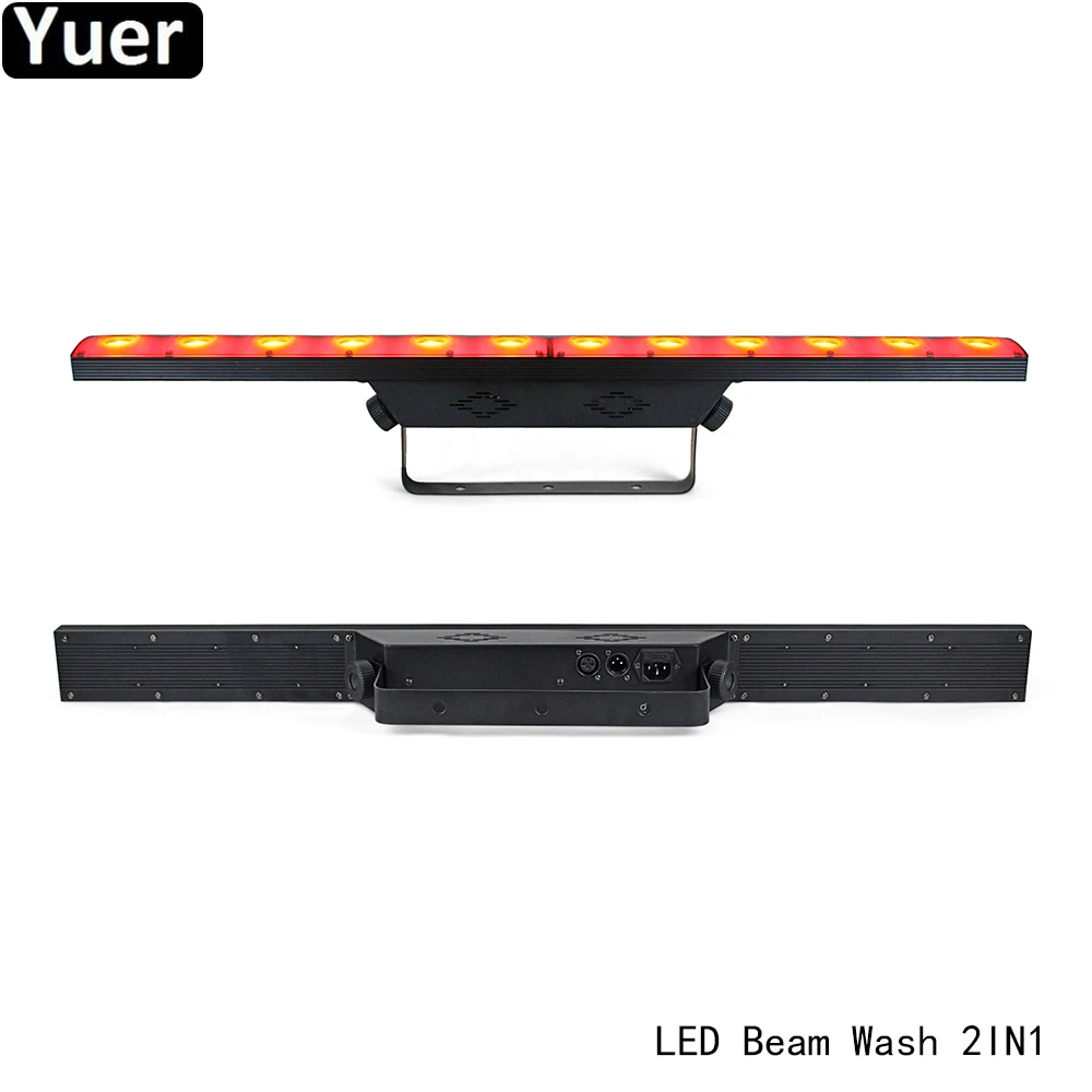 Новый светодиодный светильник 12X3W 72 шт. RGB 3в1 SMD для мытья луча 2в1 настенный DMX512 DJ