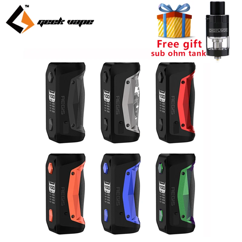 

Pre-order GeekVape Aegis Solo mod 100W Electronic Cigarette Box MOD Vape Support Tengu RDA VS Aegis MOD Vaporizer