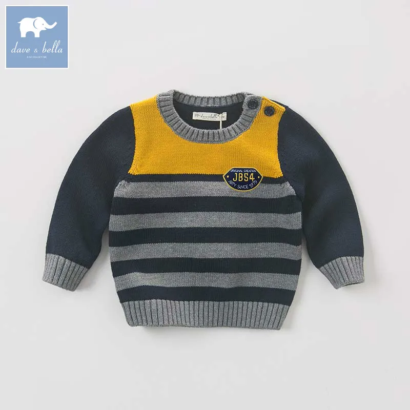 DB5607 dave bella autumn infant baby boys fashion pullover sweater