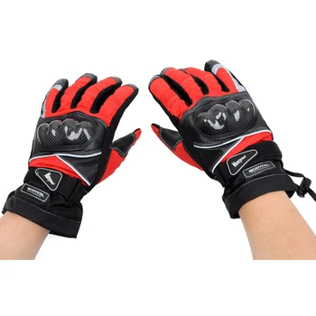 

Motorcycle Gloves Winter Waterproof Men Racing Full Finger Thick Warm Motocross Gloves Scoyco MC15B SWX XL 2XL red blue