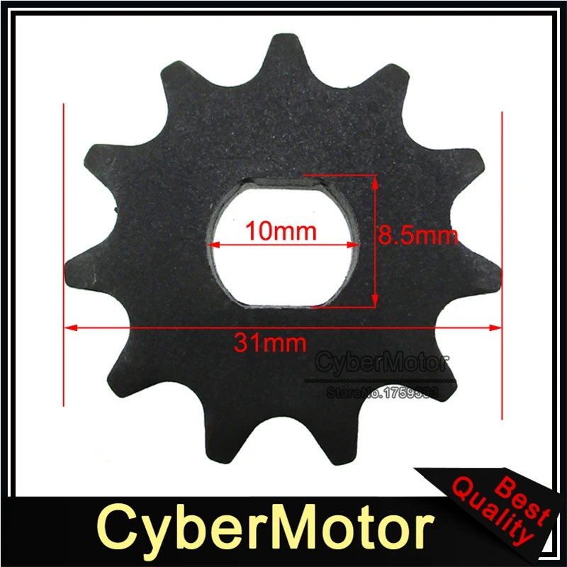 T8F цепь 11 зуб ведущее колесо мотора Шестерня двигателя для MY1020 Электрический скутер
