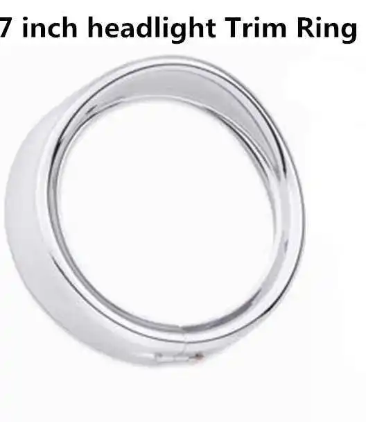 7 inch and 4.5 LED Auxiliary Fog Passing Lights With Housing Bucket For Harley Bad Boy__9