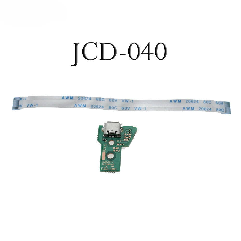 JCD 10SETS V4 12 Pin Charge Ribbon Cable For PS4 Pro Controller JDS 40