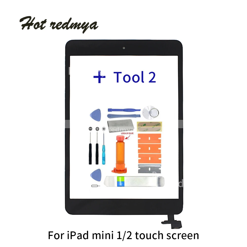

ecran 7.9" Touch Screen For iPad mini 1 mini 2 a1432 A1454 A1455 Digitizer for ipad mini 2 touch screen With Home Button+Repair