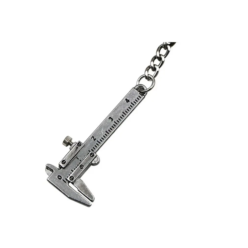 

Key Rings Mini Vernier Caliper Key Ring Car Styling Accessories Keychain Automobile Turbo Key Chains